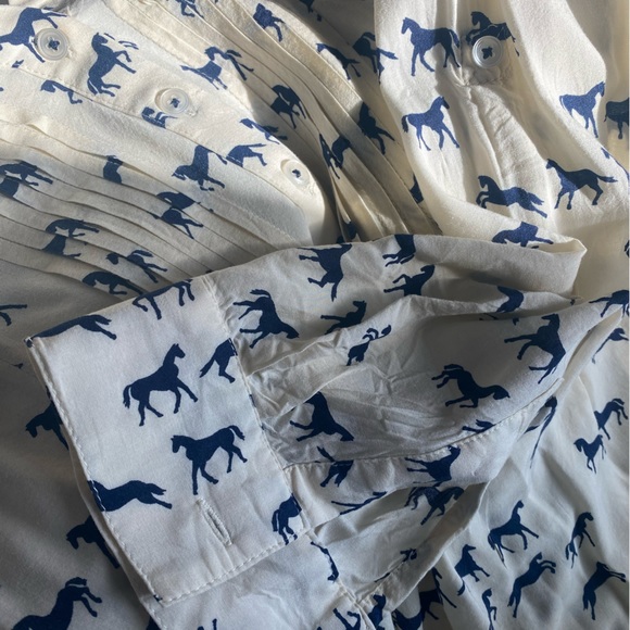 Maeve Horse Button Up from Anthropologie - Picture 3 of 7